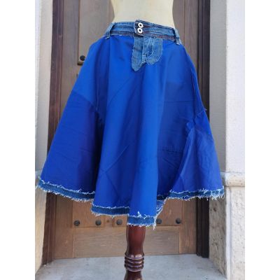 Falda azulona